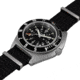 Marathon Steel Navigator Watch w/ Date SSNAV-D On Defstan Nylon, Black, 41 mm, WW194013SS-0103