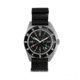 Marathon Steel Navigator Watch w/ Date SSNAV-D On Defstan Nylon, Black, 41 mm, WW194013SS-0103