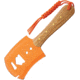 Marbles Chopper with Sheath, 13.63in Overall, 4.25in Orange Finish SS Axe Head With 5in Cutting Edge, Wood Handle, Braided Orange Cord Lanyard, Black Nylon Sheath, MR557 / CHOPPER