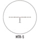 March Scopes Normal Turret 2.5-25x52mm, 30mm Tube, Second Focal Plane, MTR-5 Reticle, MOA, Black, D25V52IMTR-5 Reticle
