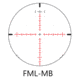 March Scopes Normal Turrets 3-24x52mm Rifle Scope, 30mm Tube, First Focal Plane, FML-MB Reticle, MIL, Black, D24V52FIMLNFML-MB Reticle
