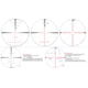 March Scopes Normal Turrets 3-24x52mm Rifle Scope, 30mm Tube, First Focal Plane, FML-MB Reticle, MIL, Black, D24V52FIMLNFML-MB Reticle