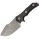 Marfione Custom Knives Apex Fixed Blade Apocalyptic Fixed Blade Knife, 3.625in, Clip Point, Black, Carbon Fiber Handle MFCAPEX