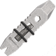 Maserin Saw Pocket Tool, 3 1/4in Overall, High Carbon Steel Construction, Phillips Head Screwdriver Bit, Hex Wrench, Nail Puller, Pry Bar With Grip Ridges, 905/D