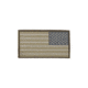 Maxpedition Reverse USA Flag Patch Small, Arid, 2in x 1in US1RA