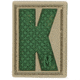 Maxpedition Letter Patch K, Arid LETKA