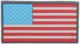 Maxpedition USA 3.25 in. x 1.75 in. Large Flag Patch, LE Thin Blue Line USA2L