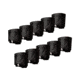 MAXSA Battery Powered Motion Activated LED Outdoor Night Light 10 Pack, Dark Bronze 41042