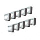MAXSA Battery Powered Motion Activated LED Outdoor Night Light Pack Of 10, White 41041