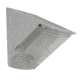 MAXSA Solar-Powered Motion-Activated Wedge Light - Reshippable Box, White 40234