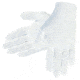 MCR Safety 100% Cotton Lisle Inspectors Gloves - Women's, White, Extra Large, Straight Thumb, Ambidextrous, 8610CJ