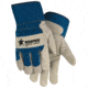 MCR Safety Artic Jack Premium Split Pigskin Insulated Leather Palm Work Gloves, Fabric Back with 2.5in Safety Cuff, Thermosock Lined, Beige, Medium, 1955M
