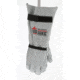 MCR Safety Big Jake Full Leather Back Work Gloves, 8in Leather Extended Gauntlet Bell Cuff, Inside Double Leather Palm, Gray, X - Large, 1746XL