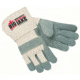MCR Safety Big Jake Premium A+ Side Leather Palm Work Gloves, 4.5in Safety cuff, Sewn with DuPont Kevlar, Gray, X - Large, 1710XL