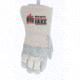 MCR Safety Big Jake Premium A+ Side Leather Palm Work Gloves, 4.5in Safety cuff, Sewn with DuPont Kevlar, Gray, X - Large, 1710XL