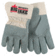 MCR Safety Big Jake Premium A+ Side Leather Palm Work Gloves w/2.75 Inch Safety Cuff &amp; 3/4 Leather Back - Men's, Extra Large, 1713