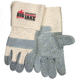 MCR Safety Big Jake Premium A+ Side Leather Palm Work Gloves w/Extended Gauntlet Cuff &amp; Double Palm - Men's, Extra Large, 1712
