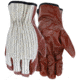 MCR Safety Consolidator Plus, Jersey Liner, B Grade, Canvas Back, Driver Style, Burgundy/White, X - Large, 9740BXL