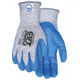 MCR Safety Cut Pro 10 Gauge Dyneema Diamond Technology/Steel Shell Cut Resistant Work Gloves, Nitrile Foam Coated Palm and Fingertips, Blue/Blue, Medium, 9672DT5M