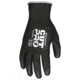MCR Safety Cut Pro 13 Gauge HyperMax Shell, Cut, Abrasion and Puncture Resistant Work Gloves, PU Coated Palm and Fingertips, Black, Small, 92733PUS