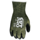 MCR Safety Cut Pro 13 Gauge Kevlar/Steel Shell Cut Resistant Work Gloves, Latex Coated Palm and Fingertips, Black/Green, X - Large, 9389XL