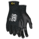 MCR Safety Cut Pro 13 Gauge Kevlar/Synthetic Shell Cut Resistant Work Gloves, Nitrile Foam Coated Palm and Fingertips, Black, Small, 9178NFS