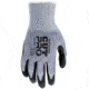 MCR Safety Cut Pro 15 Gauge Hypermax Shell Cut, Abrasion and Puncture Resistant Work Gloves, Nitrile Foam Coated Palm and Fingertips, Black/Blue, Medium, 92715NFM