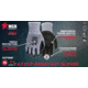 MCR Safety Cut Pro 15 Gauge Hypermax Shell Cut, Abrasion and Puncture Resistant Work Gloves, Nitrile Foam Coated Palm and Fingertips, Black/Blue, Medium, 92715NFM