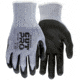 MCR Safety Cut Pro 15 Gauge Hypermax Shell Cut, Abrasion and Puncture Resistant Work Gloves, Nitrile Foam Coated Palm and Fingertips, Black/Blue, Medium, 92715NFM