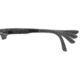 MCR Safety Dominator DM3, Black Frame, Black TPR, Max6 Anti-Fog Lens Coating, Clear, One Size, DM1330PF