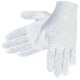 MCR Safety Heavy Weight 100% Cotton Lisle Inspectors Gloves - Men's, Large, White, Straight Thumb, 8612C