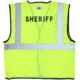 MCR Safety Hi Vis Reflective Lime Safety Vest - VCL2MLSHFM