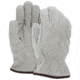MCR Safety Leather Driver Work Gloves, Insulated Premium Split Cow Leather, Fleece Lined, Straight Thumb, Tan, Medium, 3150M