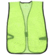 MCR Safety Mesh Safety Vest, Lightweight Poly Mesh, Non-ANSI Rated, Fluorescent Lime, One Size, V200