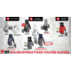 MCR Safety Ninja BNF Work Gloves, 15 Gauge Nylon/Spandex Shell, NFT Coated Palm and Fingertips, Black/Gray, X - Large, N96790XL