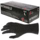 MCR Safety NitriShield Stealth Disposable Nitrile Gloves, Powder Free Industrial Food Service Grade, 12in Length, 6 mil Thickness, Black, Medium, 6062M