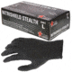 MCR Safety NitriShield Stealth Disposable Nitrile Gloves, Powder Free Industrial Food Service Grade, 9.5in Length, 4 mil Thickness, Black, X - Large, 6061XL