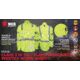 MCR Safety S1CL3LXL Flame Resistant Work Shirt, Class 3 Hi-Visibility Protection, 2in Silver FR Reflective Stripes, Fluorescent Lime, XL, S1CL3LXL