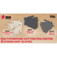 MCR Safety String Knit Work Gloves, 7 Gauge Regular Weight, 70% Cotton/30% Polyester, Hemmed Cuff, Gray, Small, 9637S