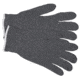 MCR Safety String Knit Work Gloves, 7 Gauge Regular Weight, 70% Cotton/30% Polyester, Hemmed Cuff, Gray, Medium, Each, 1, 9637M-EA