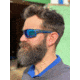 MCR Safety Swagger SR4 Series Safety Glasses, TPR from Temples to Nose Piece, Blue Diamond Mirror, One Size, SR438B