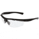 MCR Safety Tier1 T122 Tactical Gear Safety Glasses, Matte Black Frame, Clear MAX6 Superior Anti-Fog Lens, One Size, T12210P