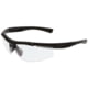 MCR Safety Tier1 T122 Tactical Gear Safety Glasses, Matte Black Frame, Clear MAX6 Superior Anti-Fog Lens, One Size, T12210P