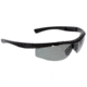 MCR Safety Tier1 T122 Tactical Gear Safety Glasses, Matte Black Frame, Grey MAX6 Superior Anti-Fog Lens, One Size, T12212P
