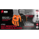 MCR Safety UltraTech Mechanics Gloves, Cut Pro 13 Gauge HyperMax Shell with Sandy Nitrile Foam Palm and Fingertips, Black/Salt and Pepper, Large, UT1952L