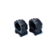 MDT 30mm Elite Scope Ring, 0.820 inch, Low,  No Bubble Level, Black 102708-BLK