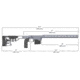 MDT ACC Chassis System, CZ 455 - 22LR / 17HMR, Right Position, Cerakote Tactical Grey, 104305-GRY