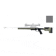 MDT Savage Oryx Rifle Chassis, Short Action, Left Hand, Grey, 109690-GRY