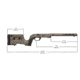 MDT Remington Model 783 Short Action XRS Chassis System, FDE, Right Hand, 104688-FDE