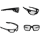 Mechanix Wear Type-X Safety Glasses, Anti-Scratch Black Frame, Black Lens, One Size, VXF-10AF-PU